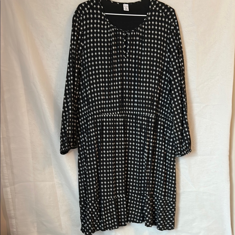Black and White Women's Dress